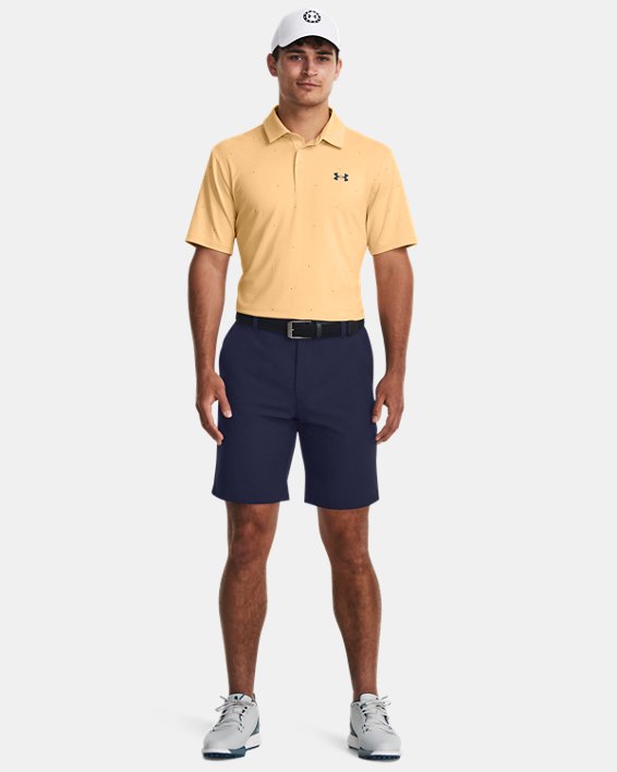 Men's UA Playoff 3.0 Printed Polo in Yellow image number 2